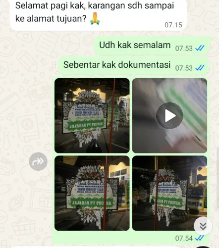 Pengiriman Papan Bunga Selamat Cipulir